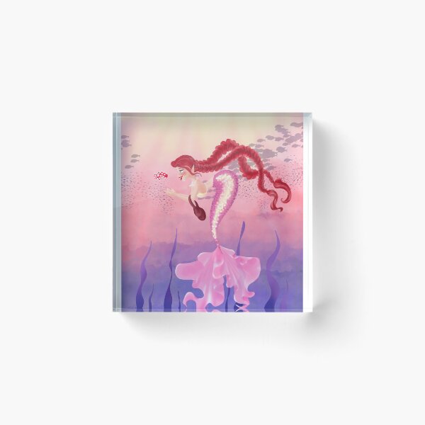 Item preview, Mermaid go to travel with little friend designed and sold by NUDIDUDITHAI.