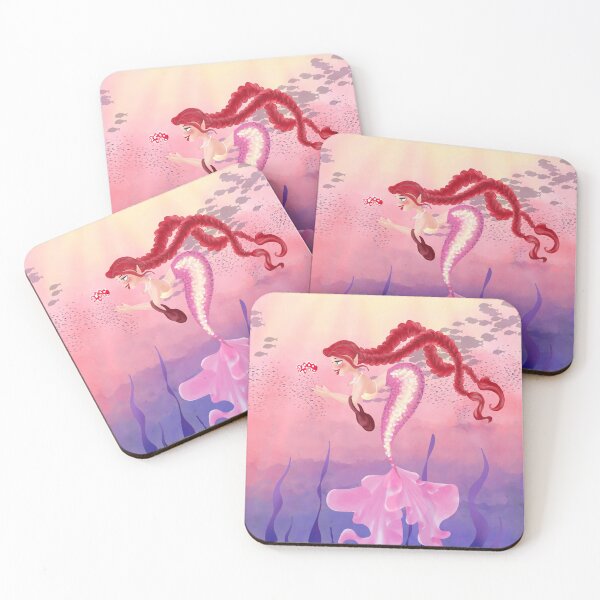 Item preview, Mermaid go to travel with little friend designed and sold by NUDIDUDITHAI.