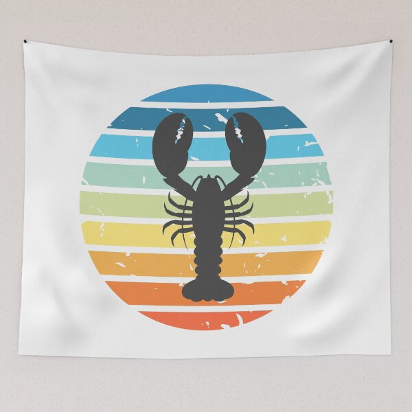 Item preview, Crustaceancore Nautical Lobster Sunset designed and sold by jrno11.