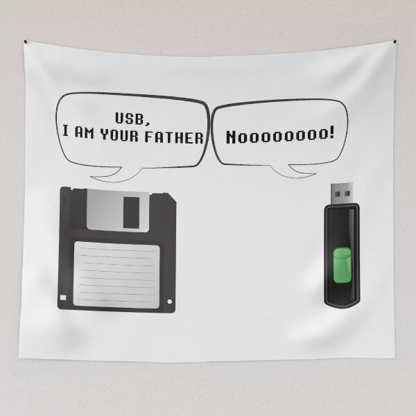 Item preview, USB I Am Your Father! Funny Geek Computer  designed and sold by geekydesigner.