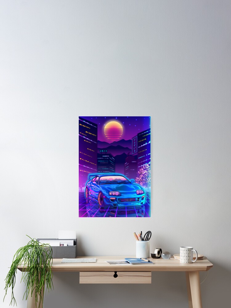 Print – “My Fairlady Z” by San Mamiya | Japanese Nostalgic Car