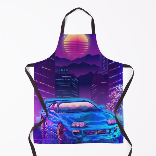 Item preview, Toyota Supra mk4 Car Synthwave Tokyo City designed and sold by Ilhamqrov.