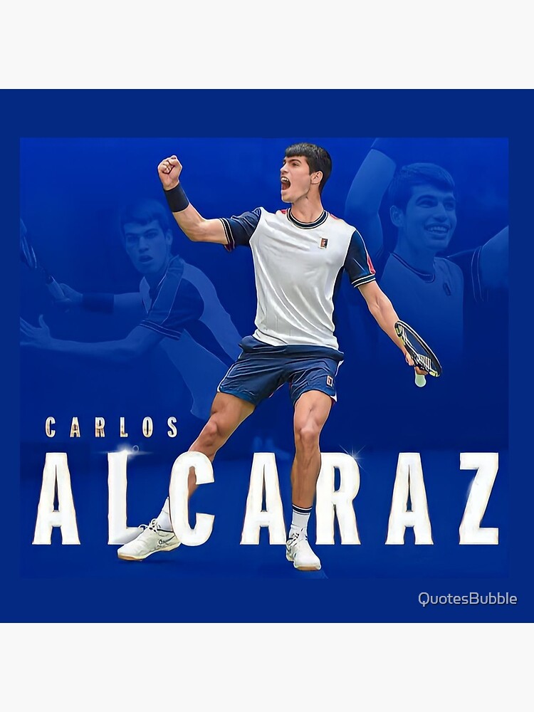 "Carlos Alcaraz" Poster for Sale by QuotesBubble | Redbubble