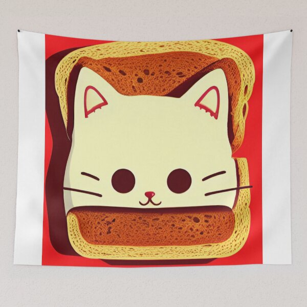 Item preview, Cat Flower Toast designed and sold by hunter000.