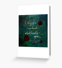 Only you can decide what breaks you. - The Suriel. A Court of Wings and Ruin Greeting Card