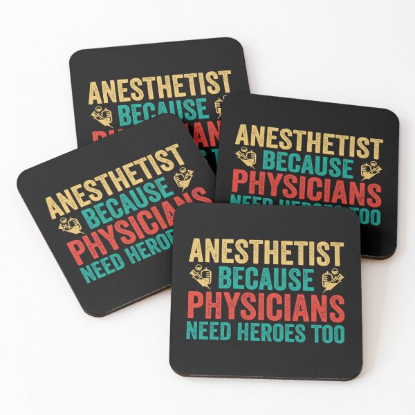 Item preview, Anesthetist Because Physicians Need Heroes Too: Anesthesiologist Funny Anaesthesia Gift designed and sold by Adexyl.