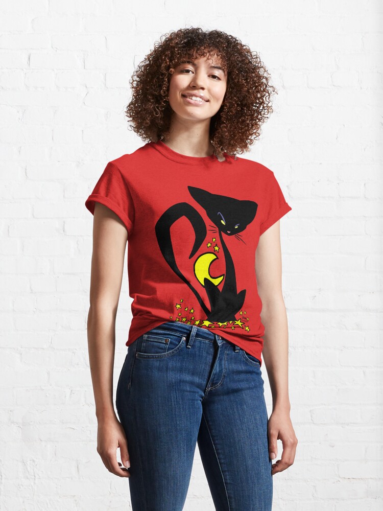 Alternate view of Wicked Little Kitty Classic T-Shirt