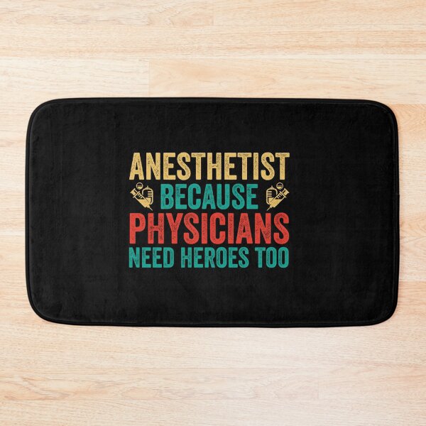 Item preview, Anesthetist Because Physicians Need Heroes Too: Anesthesiologist Funny Anaesthesia Gift designed and sold by Adexyl.