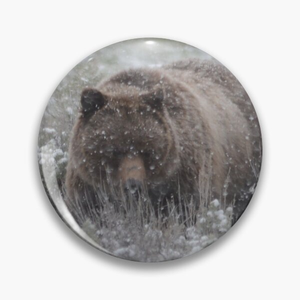 Item preview, Grizzly in Snow designed and sold by Whisperingpeaks.