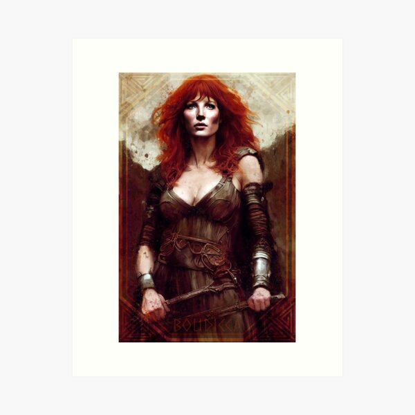 Queen Boudicca Art Print