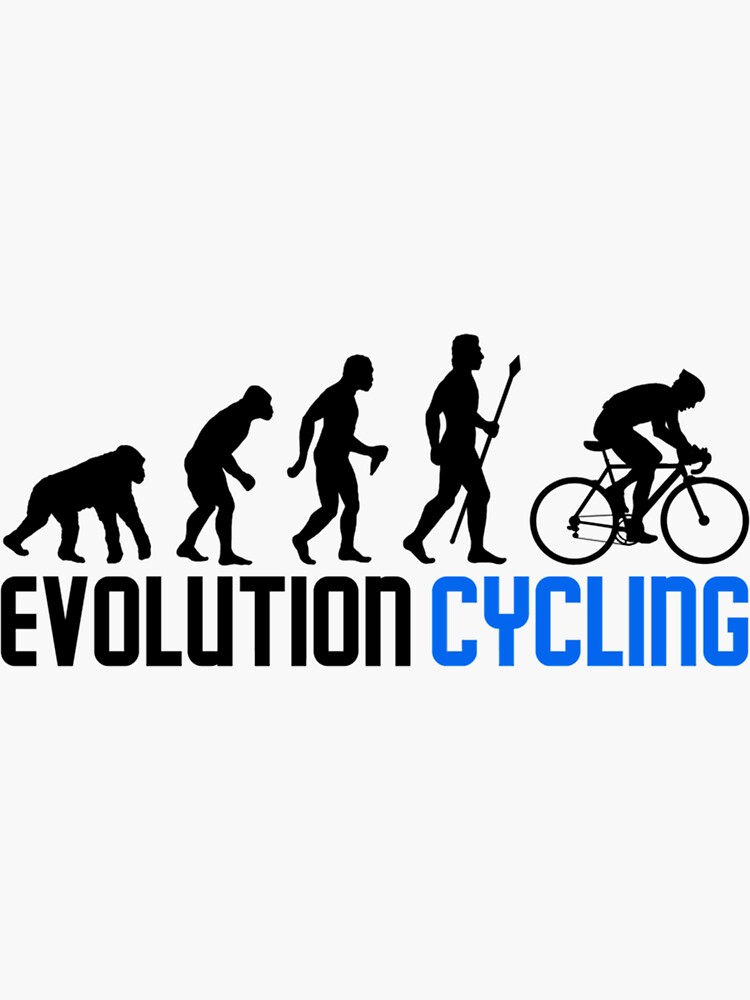 Vector Evolution Biking Bicycle Evolution Set Stock Vector By
