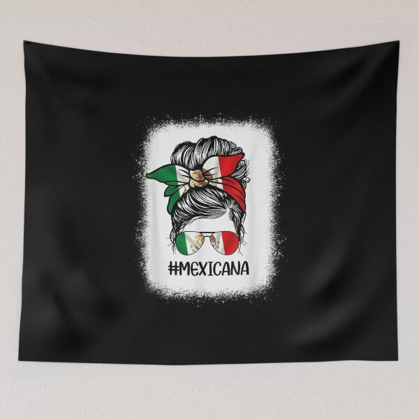 Item preview, Mexican Flag Mom Bun LATIN Mexico Hispanic Heritage Month designed and sold by Ernieaustin.