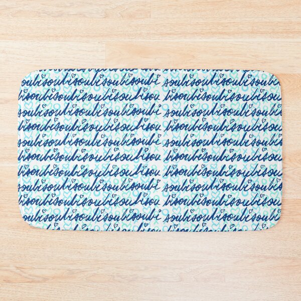 Item preview, Large Grid Blue Bisou  designed and sold by Rivermuddess.