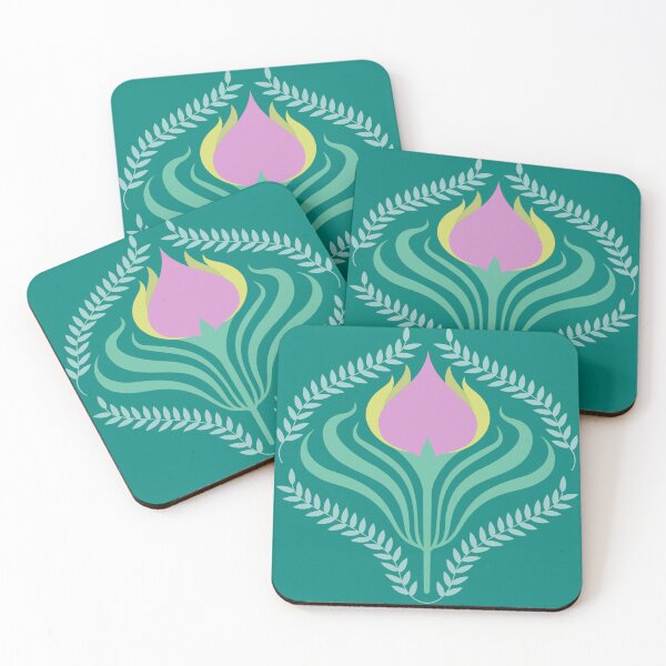 Item preview, Motion in Nature Series - Lolly Pink + Green [CP22083a] designed and sold by Carina Parry Studios.