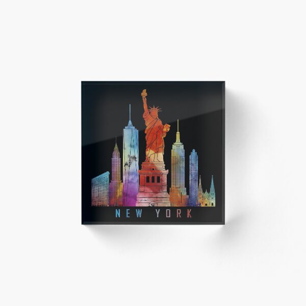 Item preview, NYC Dark Skyline  designed and sold by Luve Store.