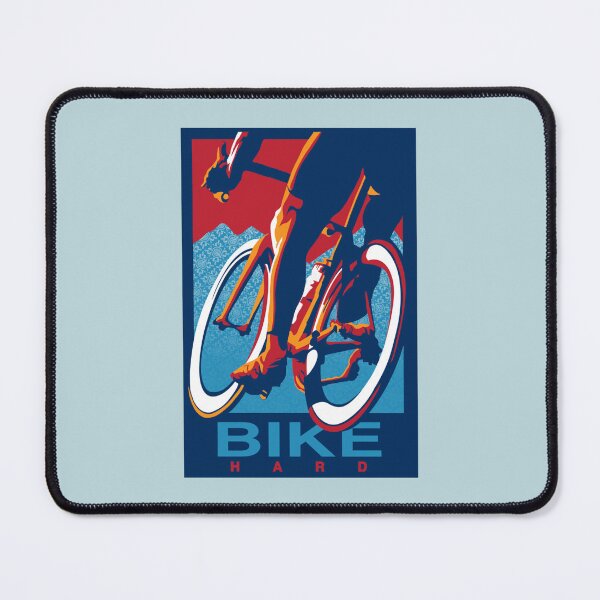 Item preview, Retro styled motivational cycling  Bike Hard   designed and sold by IsabelNewton.