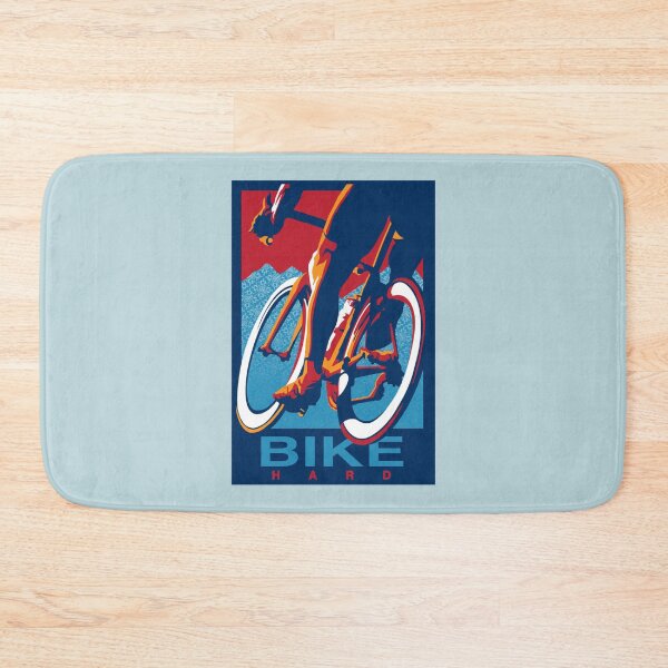 Item preview, Retro styled motivational cycling  Bike Hard   designed and sold by IsabelNewton.