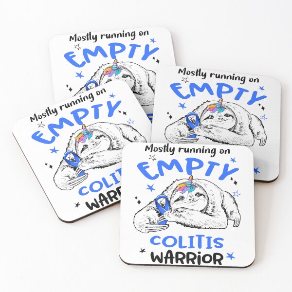 Item preview, Mostly running on Empty Colitis Warrior designed and sold by ElizabethS809.