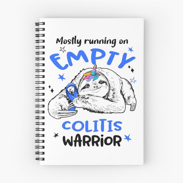 Item preview, Mostly running on Empty Colitis Warrior designed and sold by ElizabethS809.