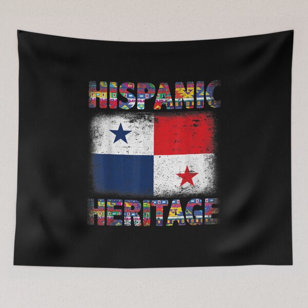 Item preview, Retro Panamanian Hispanic Heritage Month Panamanian Flag designed and sold by Ernieaustin.