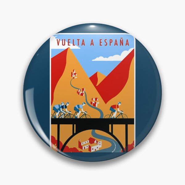 Item preview, VUELTA  A  ESPANA  Vintage Bicycle Racing Print   designed and sold by IsabelNewton.