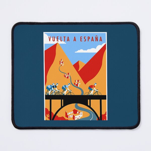 Item preview, VUELTA  A  ESPANA  Vintage Bicycle Racing Print   designed and sold by IsabelNewton.