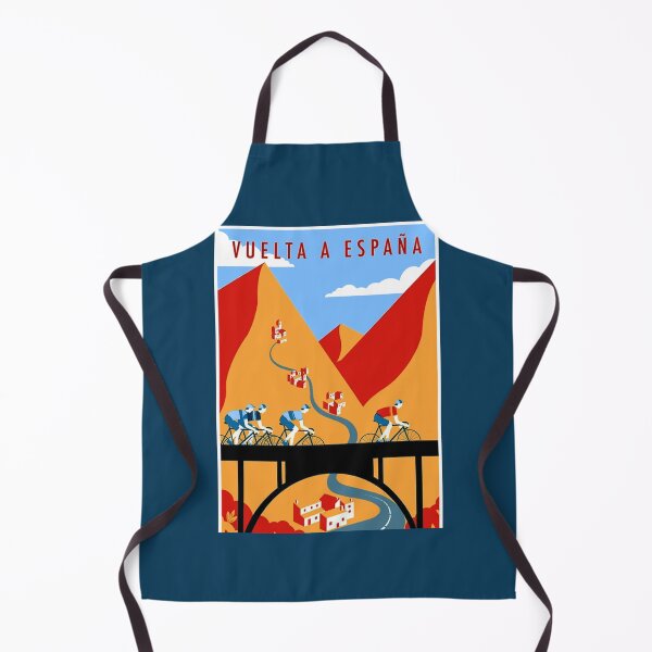 Item preview, VUELTA  A  ESPANA  Vintage Bicycle Racing Print   designed and sold by IsabelNewton.