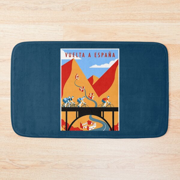 Item preview, VUELTA  A  ESPANA  Vintage Bicycle Racing Print   designed and sold by IsabelNewton.