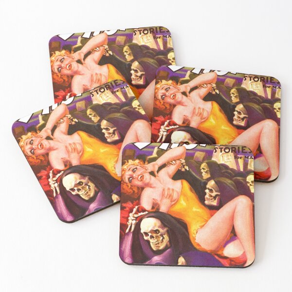 Item preview, Spicy Mystery Stories Ghoul's Nightmare Horror Pulp Cover Art designed and sold by centuryretromedia.