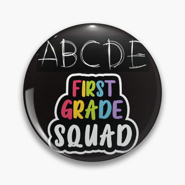 Item preview, ABCDE First Grade SQUAD designed and sold by Quirky Dez.