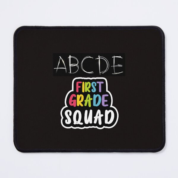 Item preview, ABCDE First Grade SQUAD designed and sold by Quirky Dez.