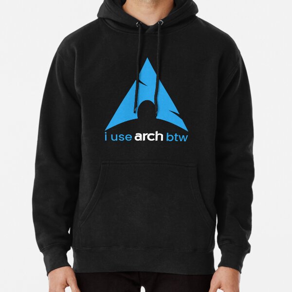 Item preview, blue triangle I Use Arch Btw designed and sold by SSTOPDesign.