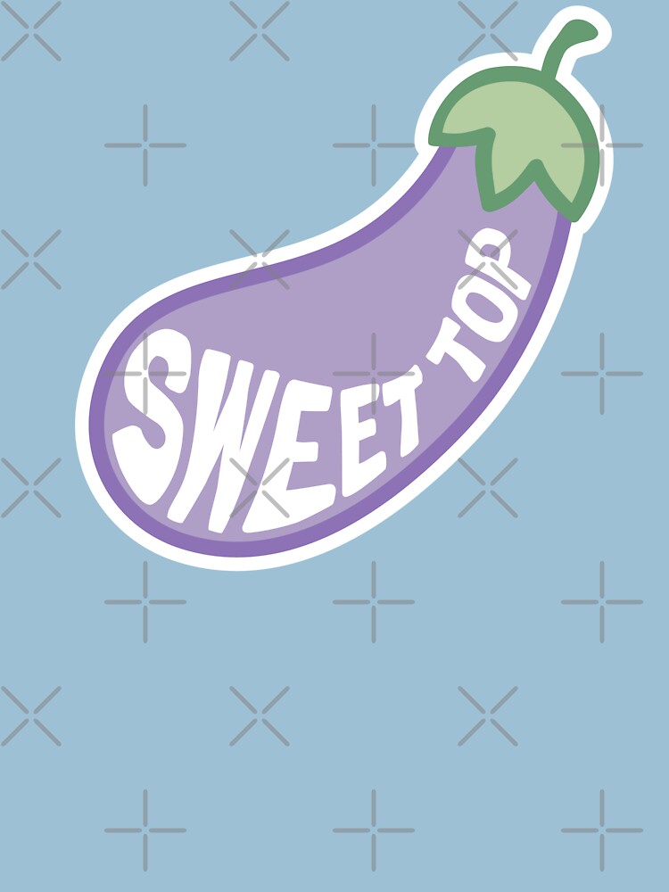 "Eggplant Emoji Aubergines Sweet Top Funny Gay Eggplant Emoji" Tshirt