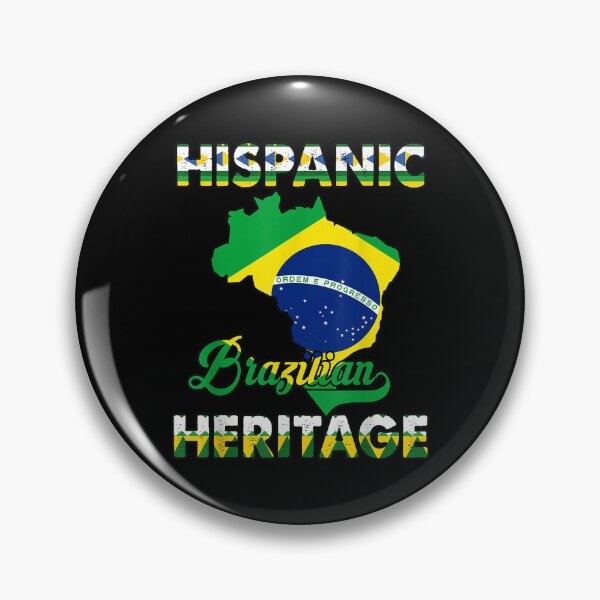 Item preview, Mes de la Herencia Hispana Brasil Brasileño designed and sold by Ernieaustin.