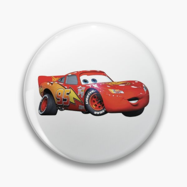 Lightning Mcqueen Pins and Buttons for Sale | Redbubble