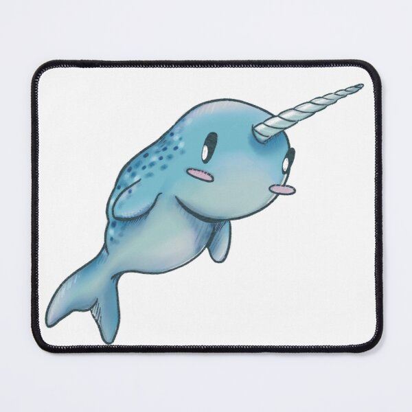 Item preview, Blushing Narwhal designed and sold by sedfrogdraws.