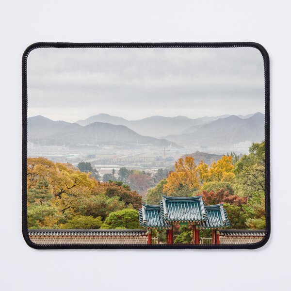 Item preview, South Korea | Hyeonchungsa Shrine | Shrine Gate | Fall Foliage designed and sold by 9BPRCP.