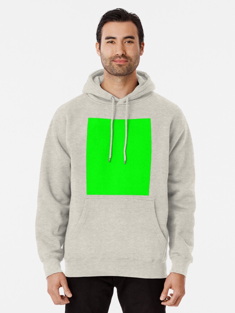 electric green hoodie