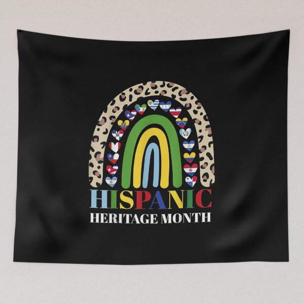 Item preview, National Hispanic Heritage month Latino Countries flags designed and sold by Ernieaustin.