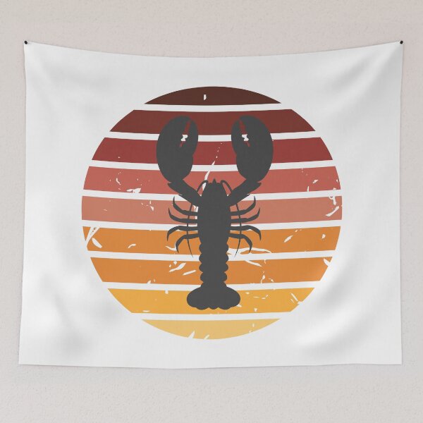 Item preview, Crustaceancore Nautical Lobster Sunset designed and sold by jrno11.