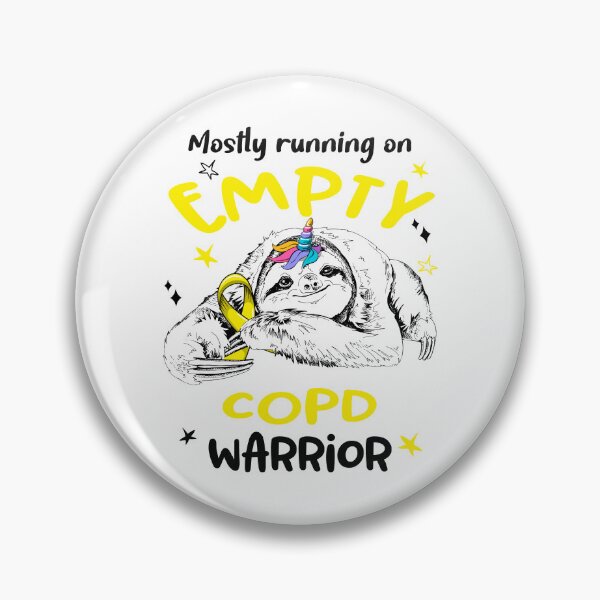 Item preview, Mostly running on Empty COPD Warrior designed and sold by ElizabethS809.