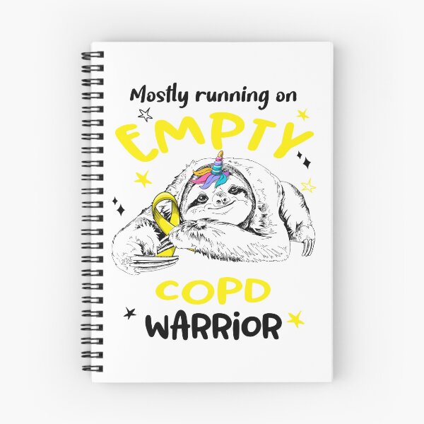 Item preview, Mostly running on Empty COPD Warrior designed and sold by ElizabethS809.
