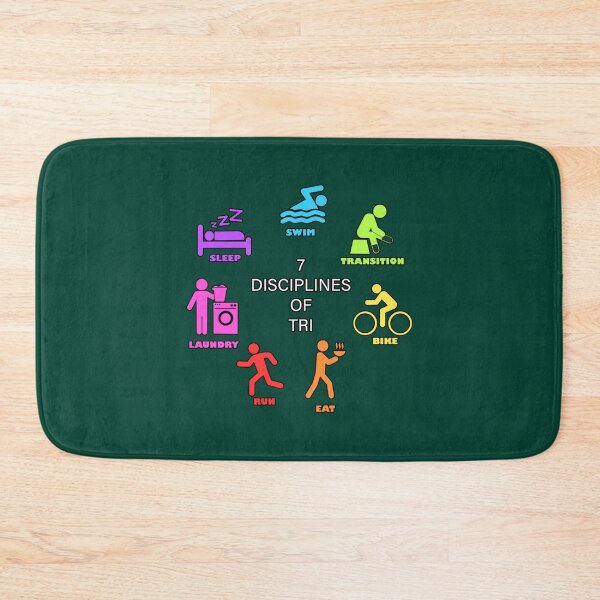 Item preview, Seven Disciplines of Triathlon   designed and sold by BernardDuncan.