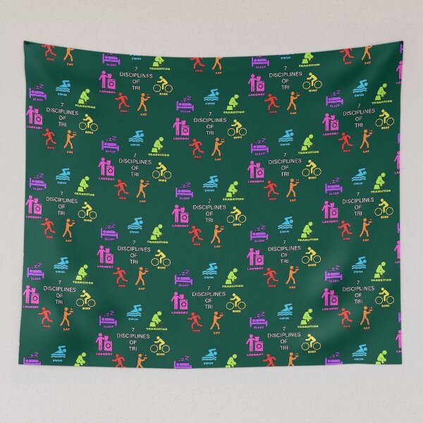 Item preview, Seven Disciplines of Triathlon   designed and sold by BernardDuncan.