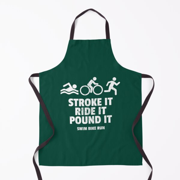 Item preview, stroke it ride it pound it funny triathlon designed and sold by BernardDuncan.