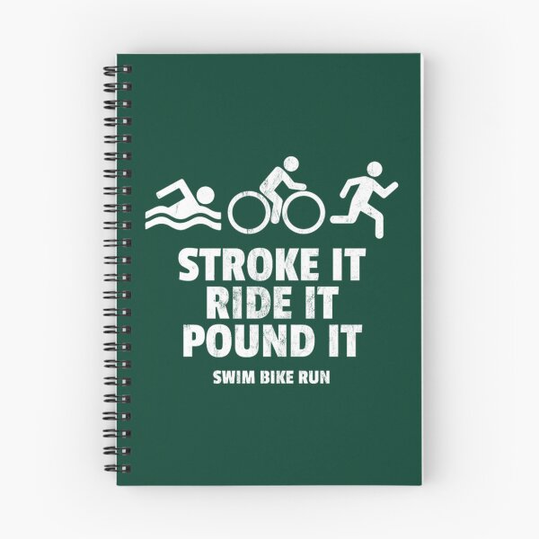Item preview, stroke it ride it pound it funny triathlon   designed and sold by BernardDuncan.