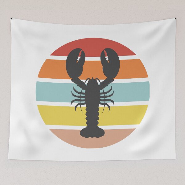 Item preview, Crustaceancore Nautical Lobster Sunset designed and sold by jrno11.