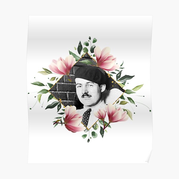 "Ernest Hemingway" Poster for Sale by AbrahamCrawford Redbubble