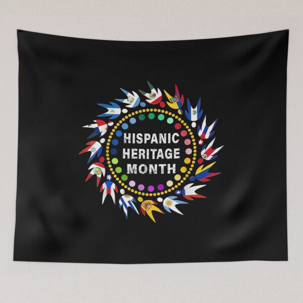 Item preview, Hispanic Heritage Month Latino Countries Flags National designed and sold by Ernieaustin.