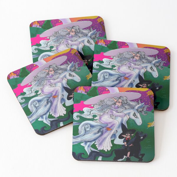 Item preview, Witches and Horses - Witch Mother and Warlock Child designed and sold by Brooksie Fontaine.